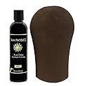 Tan Physics Sunless Tanner 8oz with Tanning Mitt - Self Tanning Lotion - Instant Tan Lotion for Face & Body - Natural Self Tanner for a Streak-Free Beauty & Personal Care Tan Physics