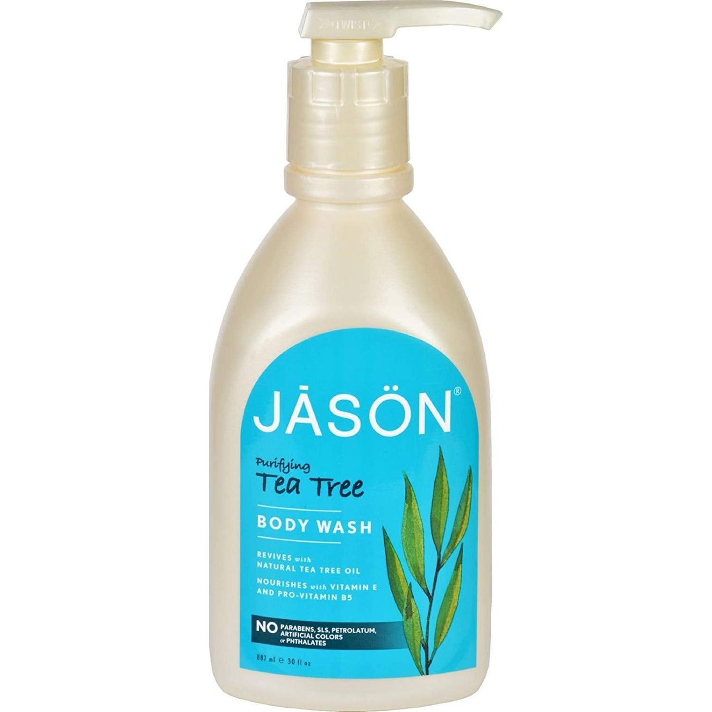 2 Packs of Jason Body Wash Pure Natural Purifying Tea Tree - 30 Fl Oz Beauty & Personal Care MarvelsAura