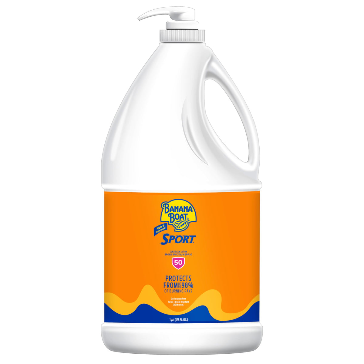 Banana Boat Sport Ultra SPF 50 Sunscreen Lotion, 128 Fl Oz, Oxybenzone Free (Pack of 1) Beauty & Personal Care Banana Boat