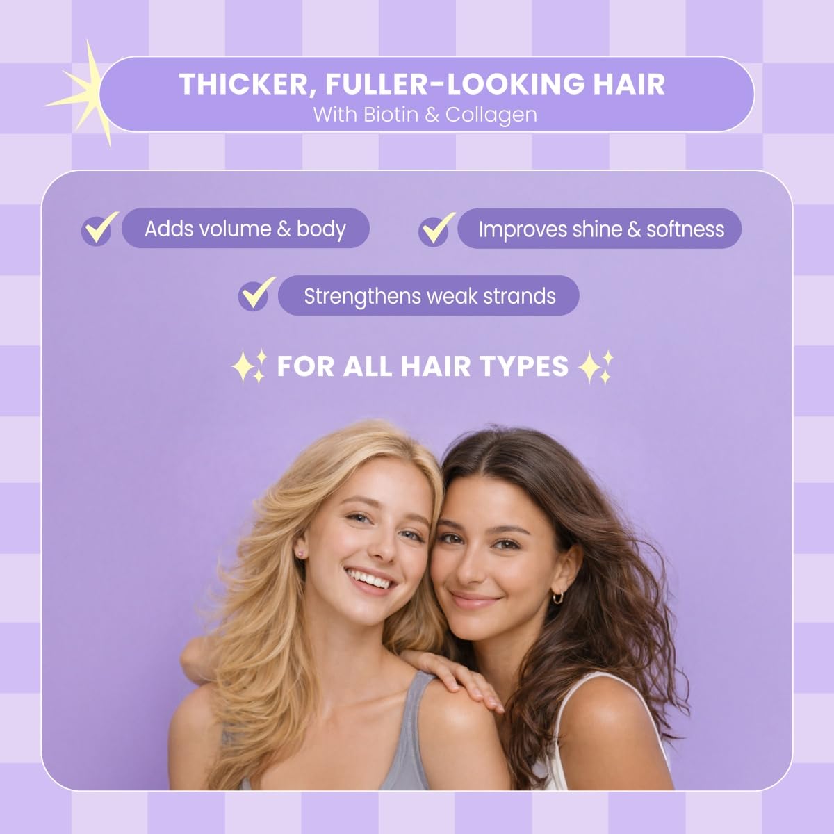 Luseta Biotin & Collagen Travel Size Shampoo and Conditioner Set for Thinning Hair, Thickening & Strengthening with Argan Oil - Travel Size Adds Beauty & Personal Care L LUSETA