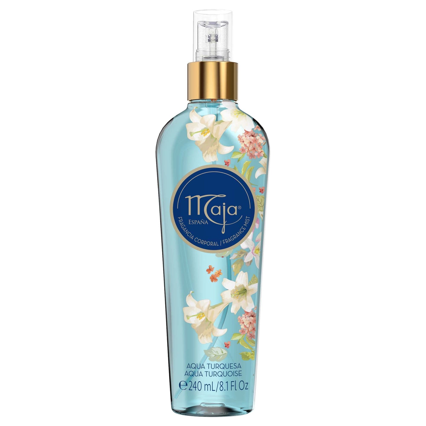 Maja Aqua Turquoise Mist, Perfumed Body Mist with Floral and Aquatic notes to leave a spray of freshness, Refresh your Body, Fresh Scented, Aqua Beauty & Personal Care Maja