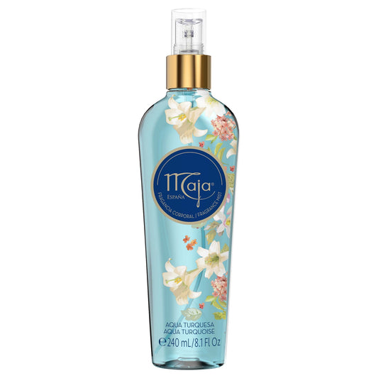Maja Aqua Turquoise Mist, Perfumed Body Mist with Floral and Aquatic notes to leave a spray of freshness, Refresh your Body, Fresh Scented, Aqua Beauty & Personal Care Maja