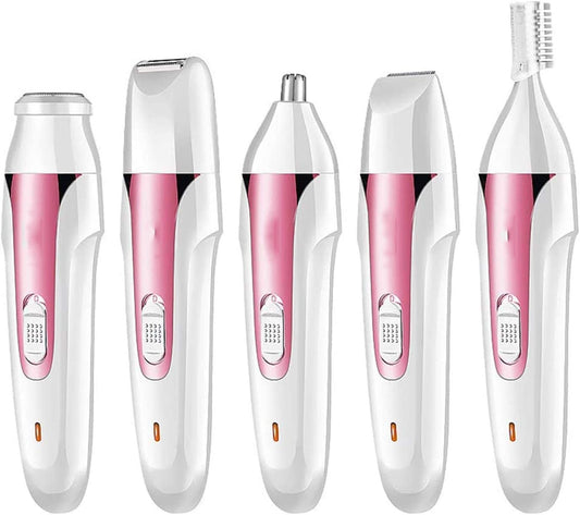 LEONYS 5 in 1 Electric Epilator Set Includes A Shaving Device for Private Parts, A Pubic Shaving Knife for The Armpits, A Knife for Cutting Beauty and Personal Care LEONYS