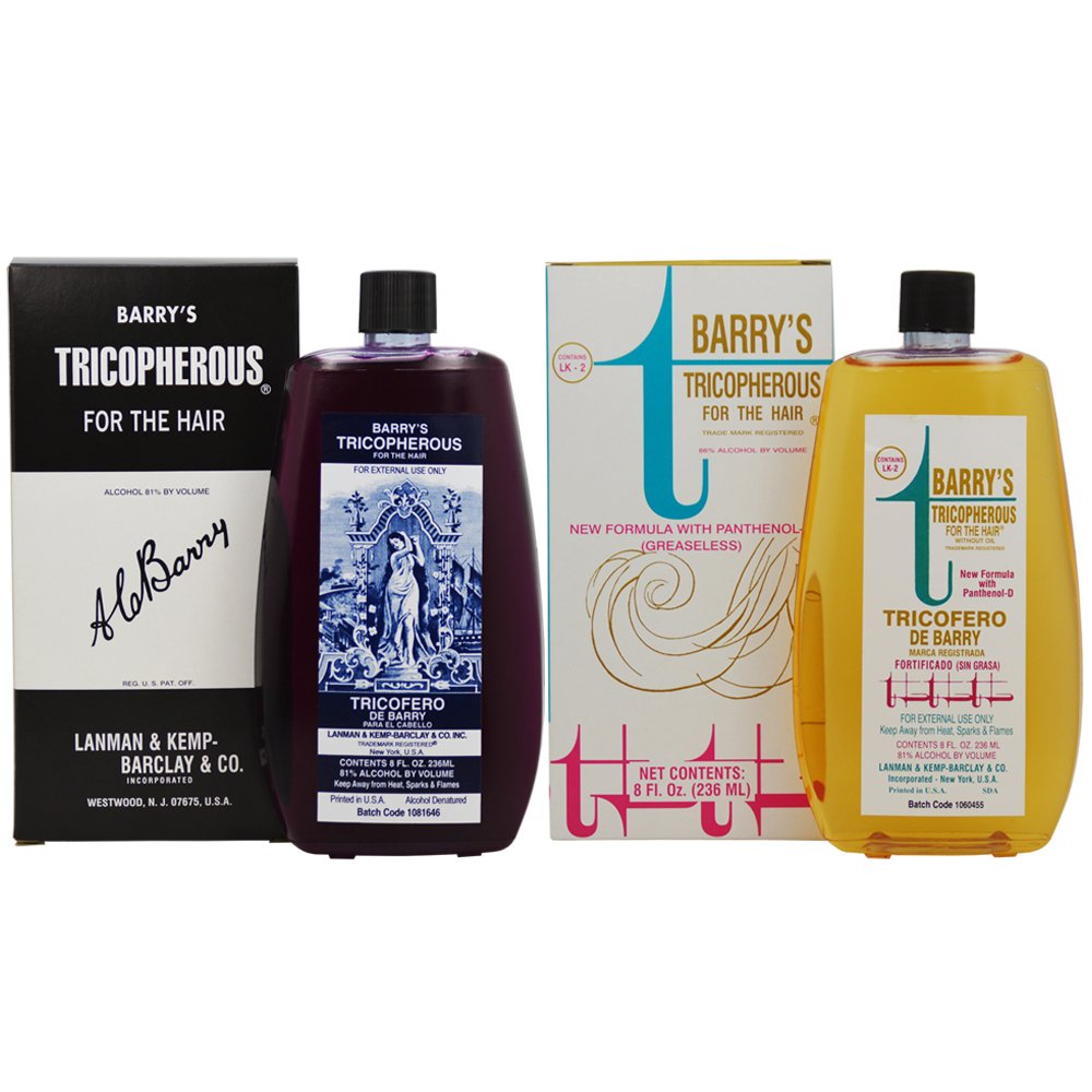 LK Barry's Tricopherous for the Hair Greaseless + liquid regular 8oz "Set" Beauty & Personal Care LK
