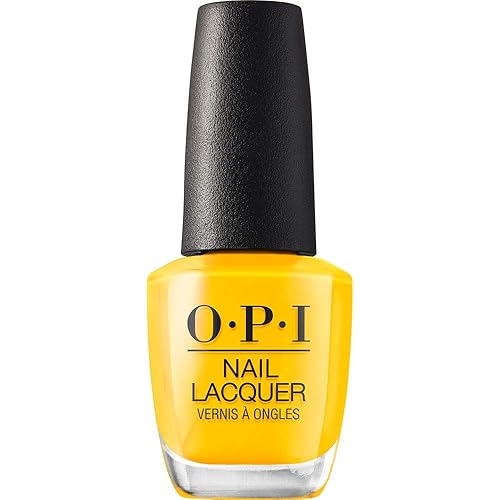 OPI Nail Lacquer Sun, Sea, and Sand in My Pants | Opaque Bright Yellow Crème Chip Resistant Nail Polish | Lisbon Collection Beauty & Personal Care OPI