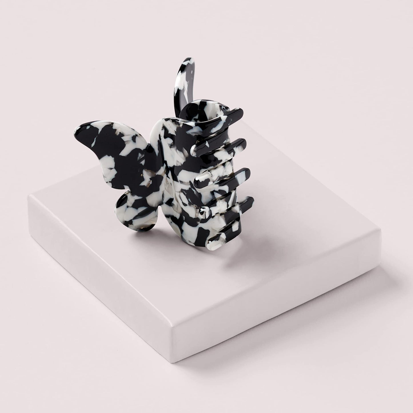 The Hair Edit Black & White Marble Papillon Claw Clip Beauty & Personal Care The Hair Edit