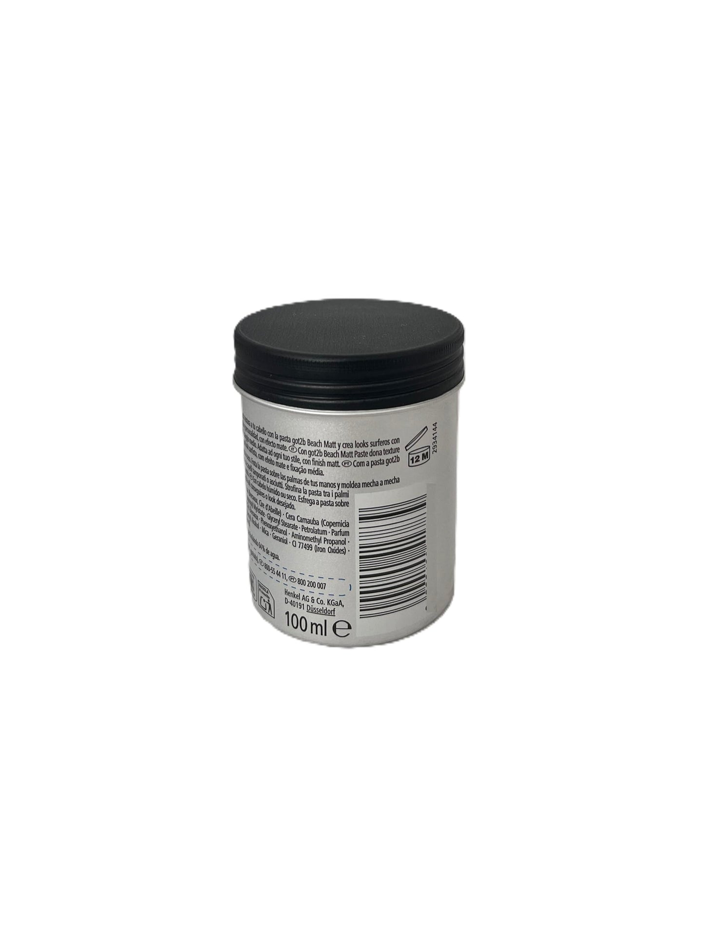 Schwarzkopf Got2b Beach Matt Surfer Look Matt Paste (100ml) Beauty & Personal Care Schwarzkopf