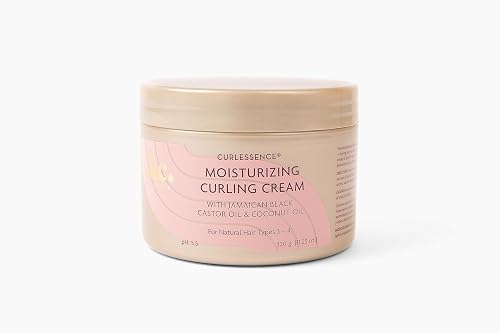 KeraCare CurlEssence Moisturizing Coconut Curling Cream - With Jamaican Black Castor Oil & Coconut Oil - For Curly Hair - SIlicone and Paraben Free Beauty & Personal Care KeraCare