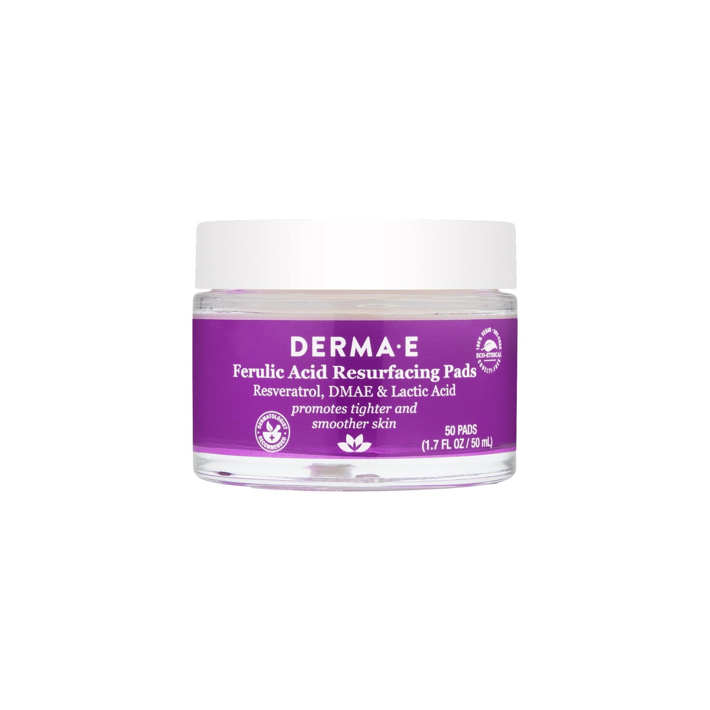 Derma E Ferulic Acid Resurfacing Pads, 1.7 FZ Beauty & Personal Care Derma E