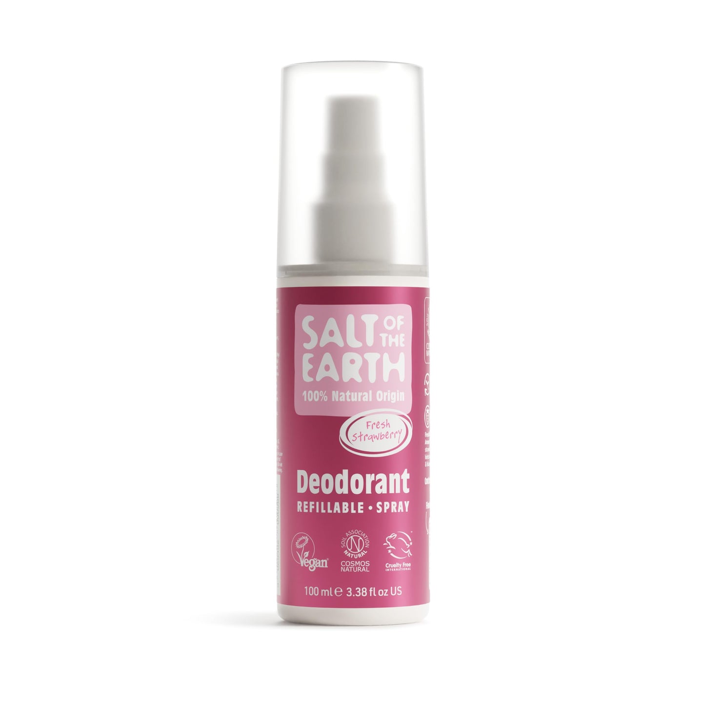 Salt of the Earth Rock Chick Sweet Strawberry Natural Deodorant for Girls 100ml Beauty and Personal Care Salt Of the Earth