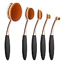 Yoseng Oval Foundation Brush 5 Pcs Toothbrush makeup brushes Fast Flawless Application Liquid Cream Powder Foundation Beauty & Personal Care Yoseng