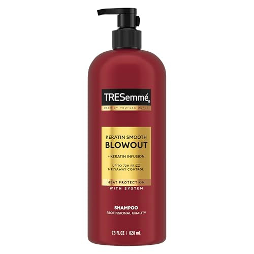 TRESemmé Shampoo Keratin Smooth with Up to 72 HR Frizz Control, with our Lamellar-Discipline Formula for our Keratin Conditioner, 28 fl oz