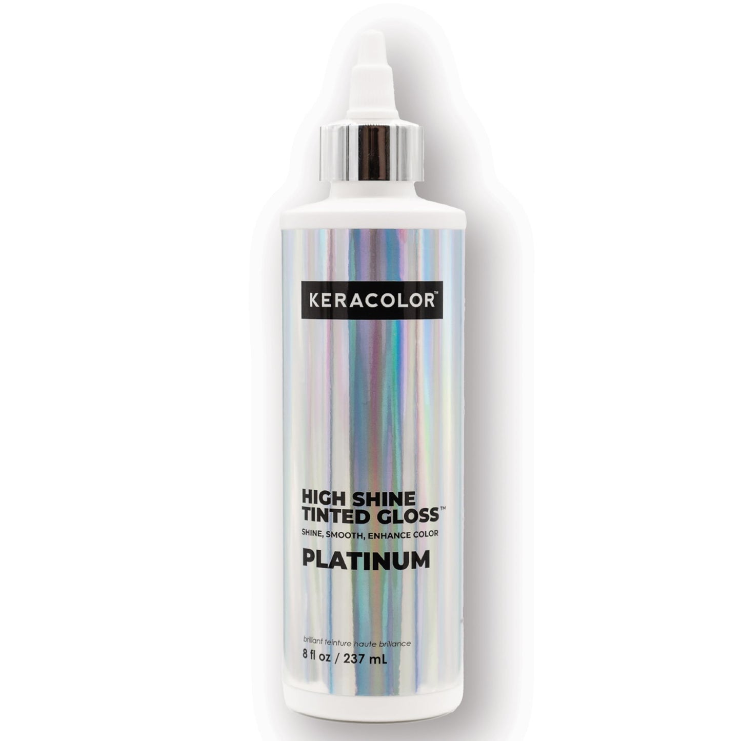Keracolor High Shine Tinted Hair Gloss, In-Shower Hair Glaze, Sheer Color-Enhancing Glossing Treatment, Platinum, 8 Fl Oz Beauty & Personal Care KERACOLOR