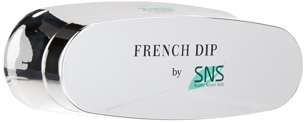 SNS Nails Dipping Powder French Dip Moulding (Mold) for Pink/White - Two-Sided French Manicure Mold for Flat or Curved Smile Line - Beautiful Clear Beauty & Personal Care SNS Healthy Natural Nails