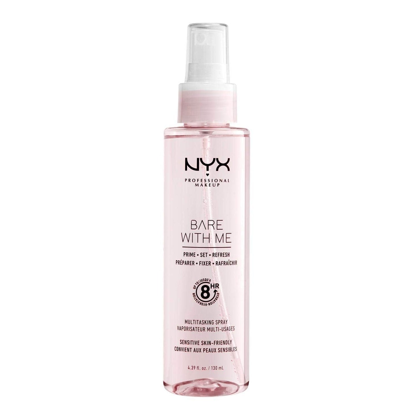 NYX PROFESSIONAL MAKEUP Bare With Me Multitasking Face Primer & Makeup Setting Spray, Hydrating Face Mist for up to 8HR Wear, Long-Lasting, Vegan Beauty & Personal Care NYX PROFESSIONAL MAKEUP