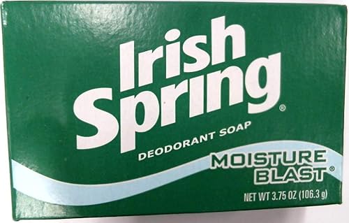 Irish Spring Deodorant Bath Bar Soap Moisture Blast, 3.75 Oz Beauty & Personal Care Irish Spring