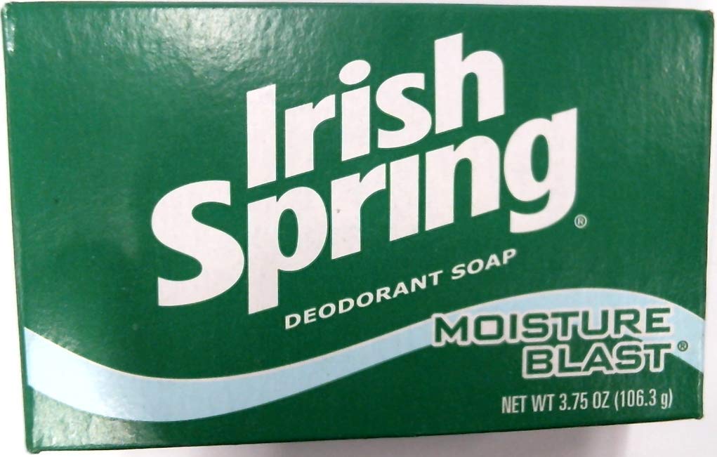 Irish Spring Deodorant Bath Bar Soap Moisture Blast, 3.75 Oz Beauty & Personal Care Irish Spring