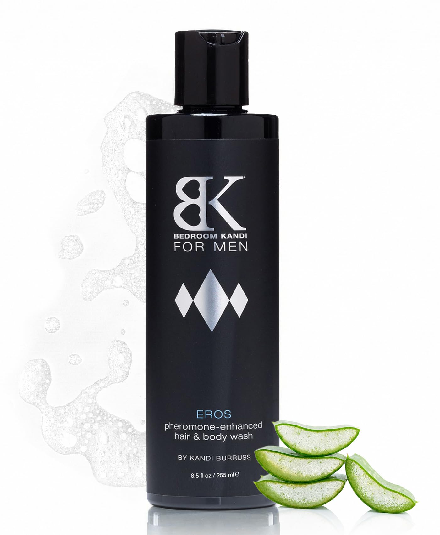 Bedroom Kandi for Men Body Wash 8.5 Fl Oz - Pheromone Infused Moisturizing & Deodorizing Formula with Aloe, Shea Butter & Essential Oils for Smooth Beauty & Personal Care Kandi