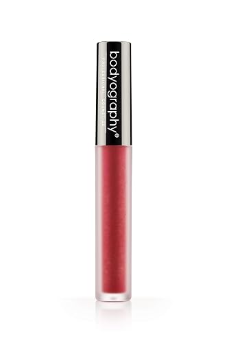 Bodyography Matte Lip Lava Liquid Lipstick - Strawberry Moon | Dark Rose Matte | Long-Wear, Transfer-Proof Lipstick with Vitamin E Conditioning | Beauty & Personal Care Bodyography