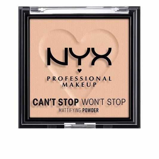 NYX PROFESSIONAL MAKEUP Can't Stop Won't Stop Mattifying Pressed Powder - Light Medium Beauty & Personal Care NYX PROFESSIONAL MAKEUP