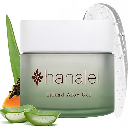 Hanalei Aloe Gel - Soothing After-Sun Care & Daily Moisturizer - Hydrating, Cooling Aloe Vera Gel for Face & Body - Cruelty-Free, Paraben-Free Beauty & Personal Care Hanalei