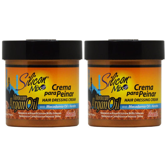 Silicon Mix Moroccan Argan Oil Hair Dressing Cream 6oz "Pack of 2" Beauty & Personal Care Silicon Mix