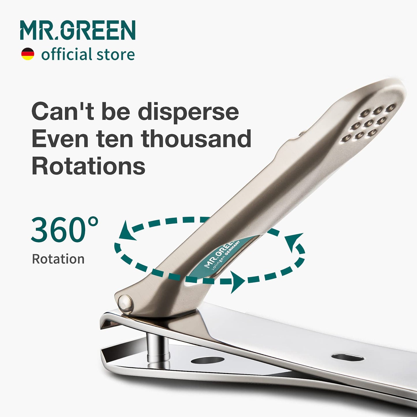 MR.GREEN Nail Clippers Curved Blades Fingernail Cut Nippers Manicure Scissors Stainless Steel Pedicure Tools (Medium) Beauty & Personal Care MR.GREEN