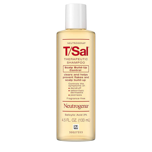 Neutrogena T/Sal Therapeutic Shampoo for Scalp Build-Up Control with Salicylic Acid, Scalp Treatment for Dandruff, Scalp Psoriasis & Seborrheic Beauty & Personal Care Neutrogena