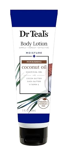 Dr Teal's Body Lotion Travel Size 3fl oz - Moisture + Nourishing Coconut Oil + Vitamin E Beauty & Personal Care Dr Teal's