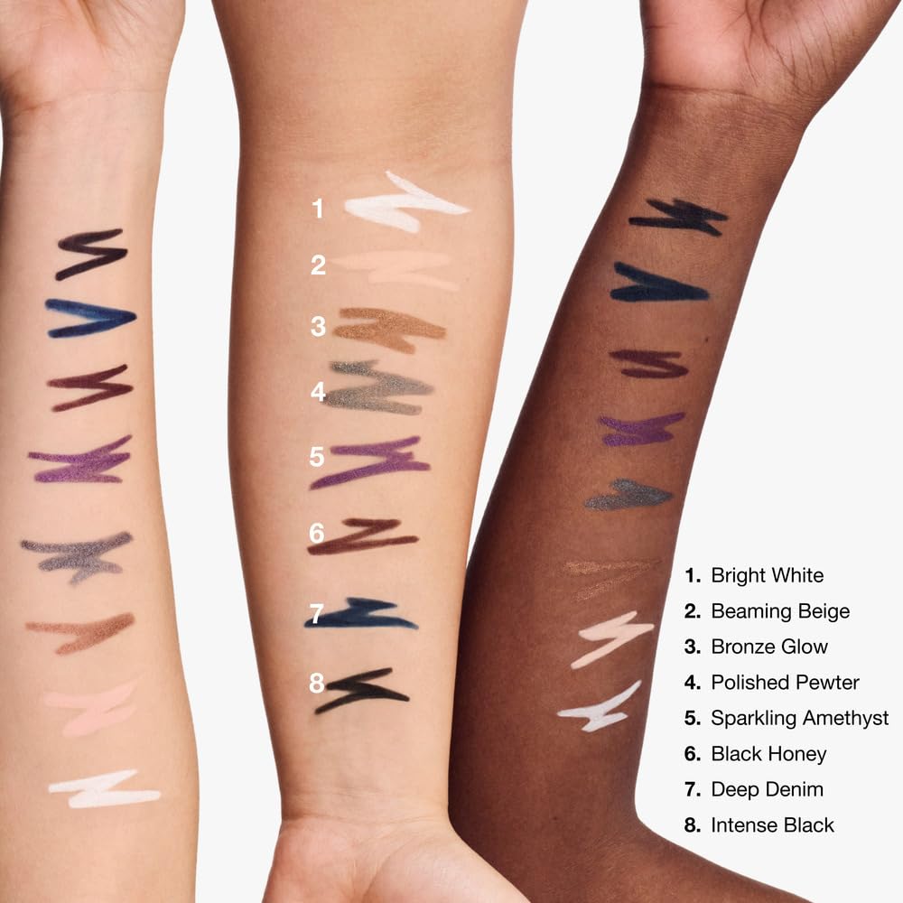 Clinique High impact Gel Tech Eyeliner Pencil | Waterproof, Smudge Resistant + Safe For Sensitive Eyes, Sparkling Amethyst Beauty and Personal Care Clinique