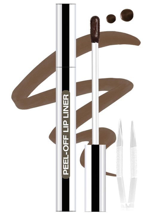 QCMME Lip Stain Peel Off Lip Liner Stain with Tweezer, Long Lasting Matte Lip Tint Tattoo, Highly Pigmented Color Lip Makeup, Waterproof Lipstick Beauty and Personal Care QCMME Default Title