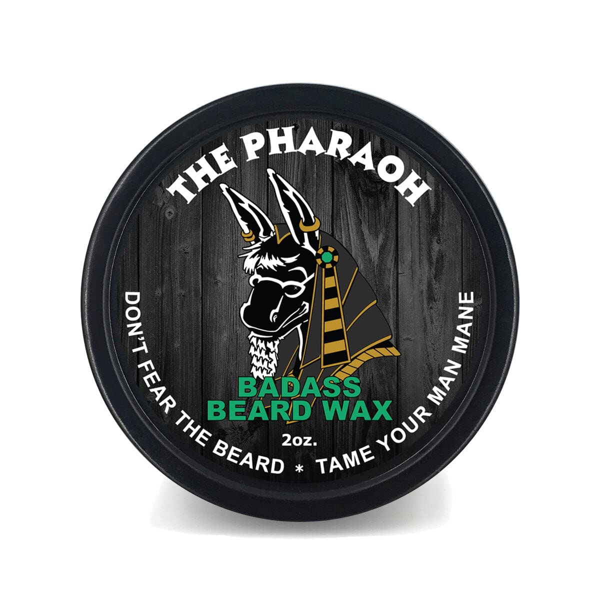 Badass Beard Care Beard Wax For Men - Pharaoh Scent, 2 oz - Softens Beard Hair, Leaves Your Beard Looking and Feeling More Dense Beauty and Personal Care Badass Beard Care