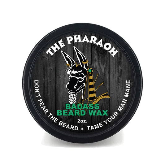 Badass Beard Care Beard Wax For Men - Pharaoh Scent, 2 oz - Softens Beard Hair, Leaves Your Beard Looking and Feeling More Dense Beauty and Personal Care Badass Beard Care