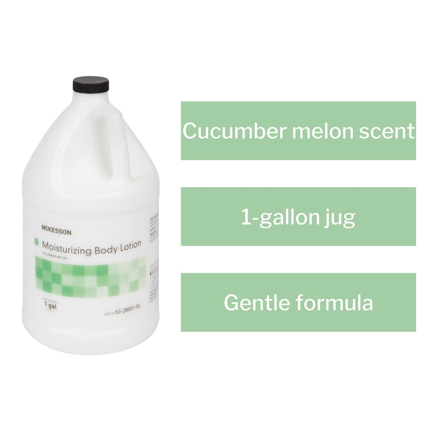 McKesson Moisturizing Hand and Body Lotion, 1 Gallon [Pack of 1] Bulk, Refill, For Dry, Crack, Sensitive Skin, Cucumber Melon Scent Beauty & Personal Care McKesson