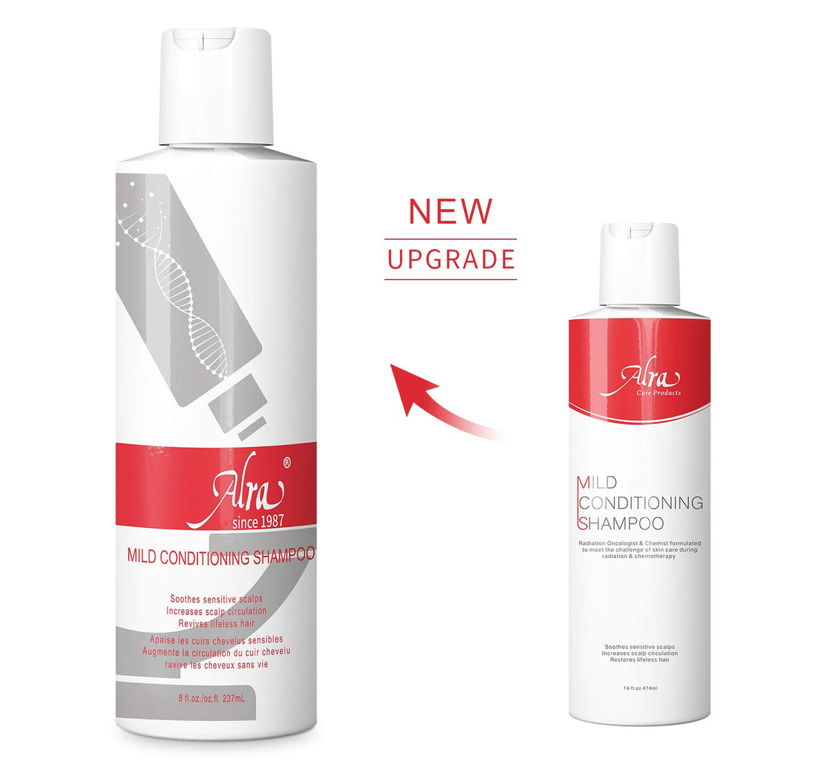 Alra - Mild Conditioning Shampoo - Gentle Cleanser and Conditioner for Cancer Patients During and After Radiation and Chemotherapy - Improves Fragile