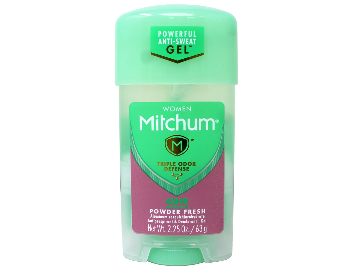 Mitchum Gel Anti-Perspirant Deodorant, Triple Odor Defense for Women, Powder Fresh, 2.25 Oz - 9 Pack Beauty and Personal Care Mitchum
