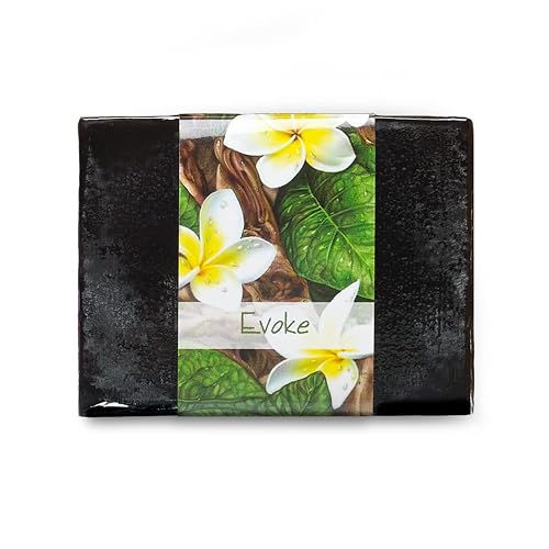 Nabila K Evoke Glycerin Bar Soap | Frangipani & Sandalwood Scent | Natural, Vegan, Hypoallergenic | 100% Vegetable Glycerin, Sulfate-Free Beauty & Personal Care Nabila K