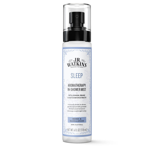 J.R. Watkins Sleep Aromatherapy in-Shower Mist, Natural Monoi & Sandalwood, 4 oz Beauty and Personal Care J.R. Watkins