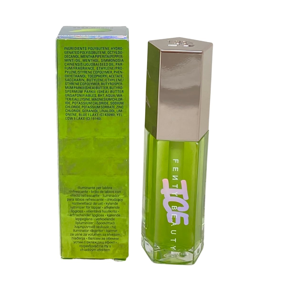 FENTY BEAUTY by Rihanna Gloss Bomb Ice Cooling Lip Luminizer - Cucum BRRR (9 mL/.3 Fl Oz) Beauty & Personal Care FENTY BEAUTY