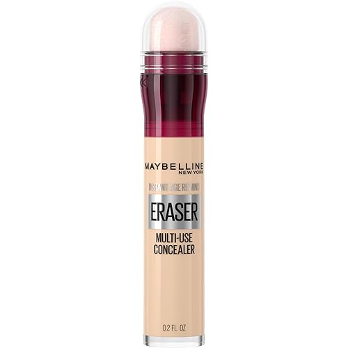 Maybelline Instant Age Rewind Eraser Dark Circles Treatment Multi-Use Concealer, 100, 1 Count (Packaging May Vary) Beauty & Personal Care MAYBELLINE