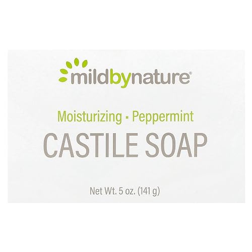 MILD BY NATURE Castile Bar Soap, Peppermint, 5 oz (141 g) Beauty & Personal Care MILD BY NATURE