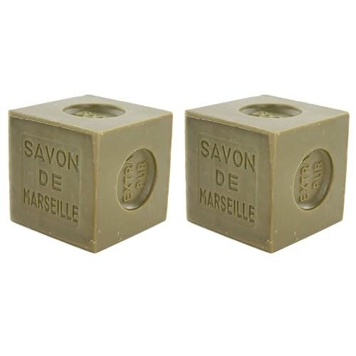 Wholesome Rock Marius Fabre Marseille Soap, 72% Olive Oil - Pack of 2 X 400g Beauty & Personal Care Wholesome Rock