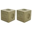 Wholesome Rock Marius Fabre Marseille Soap, 72% Olive Oil - Pack of 2 X 400g Beauty & Personal Care Wholesome Rock