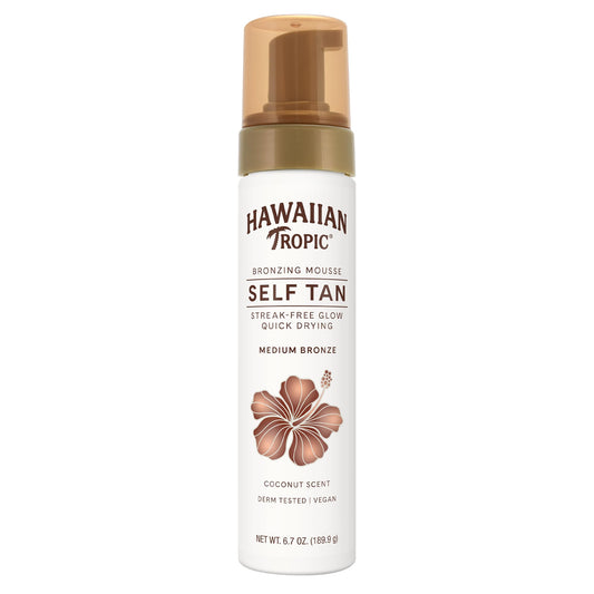 Hawaiian Tropic Aloha Glow Self Tanning Mousse, Express Tan, 6.7 oz, Self Tanner Mousse, Fake Tan, Self Tan Mousse, 1 Hour Express Self Tanner Foam Beauty & Personal Care Hawaiian Tropic
