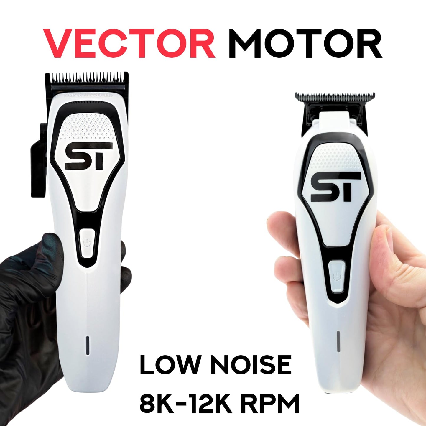 Supreme Trimmer Darkstar 72 Clipper & Trimmer Set with Magnetic Vector Motor - 180 Min Run Time, 9000 RPM Professional Hair Clipper & Beard Trimmer Beauty and Personal Care Supreme Trimmer
