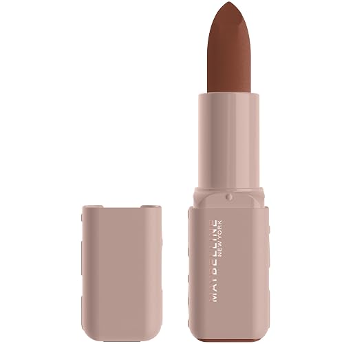 MAYBELLINE Serum Lipstick, Hydrating Lip Makeup with 8HRs of Lip Plumping Moisture with Hyaluronic Acid + Oil Blend, Avenue A (Deep Chocolate Brown Beauty & Personal Care MAYBELLINE