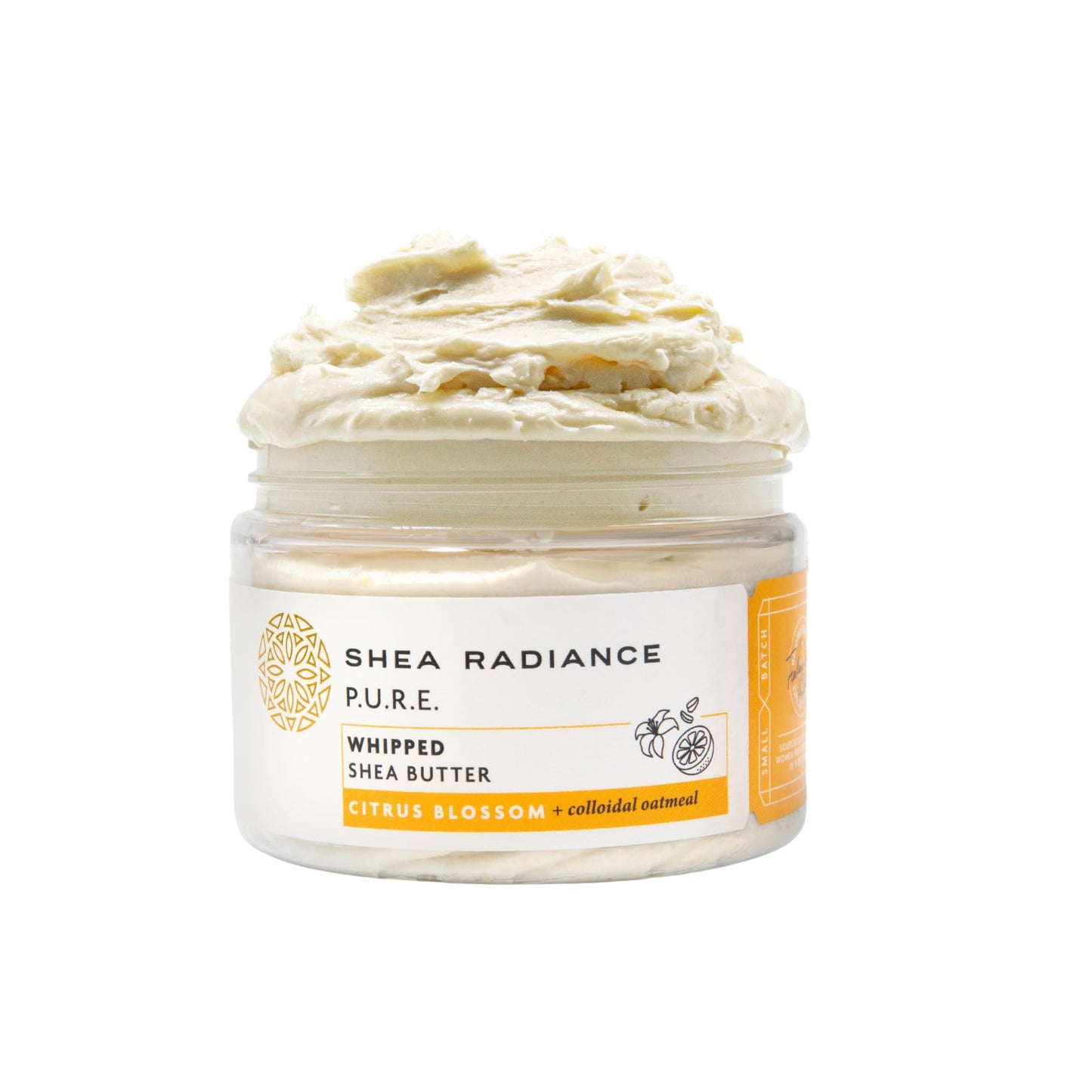 Shea Radiance P.U.R.E. Whipped Shea Butter with Colloidal Oatmeal - Whipped Body Butter Blended with Skin Soothing Oatmeal & Moisturizing Rice Bran Beauty & Personal Care Shea Radiance