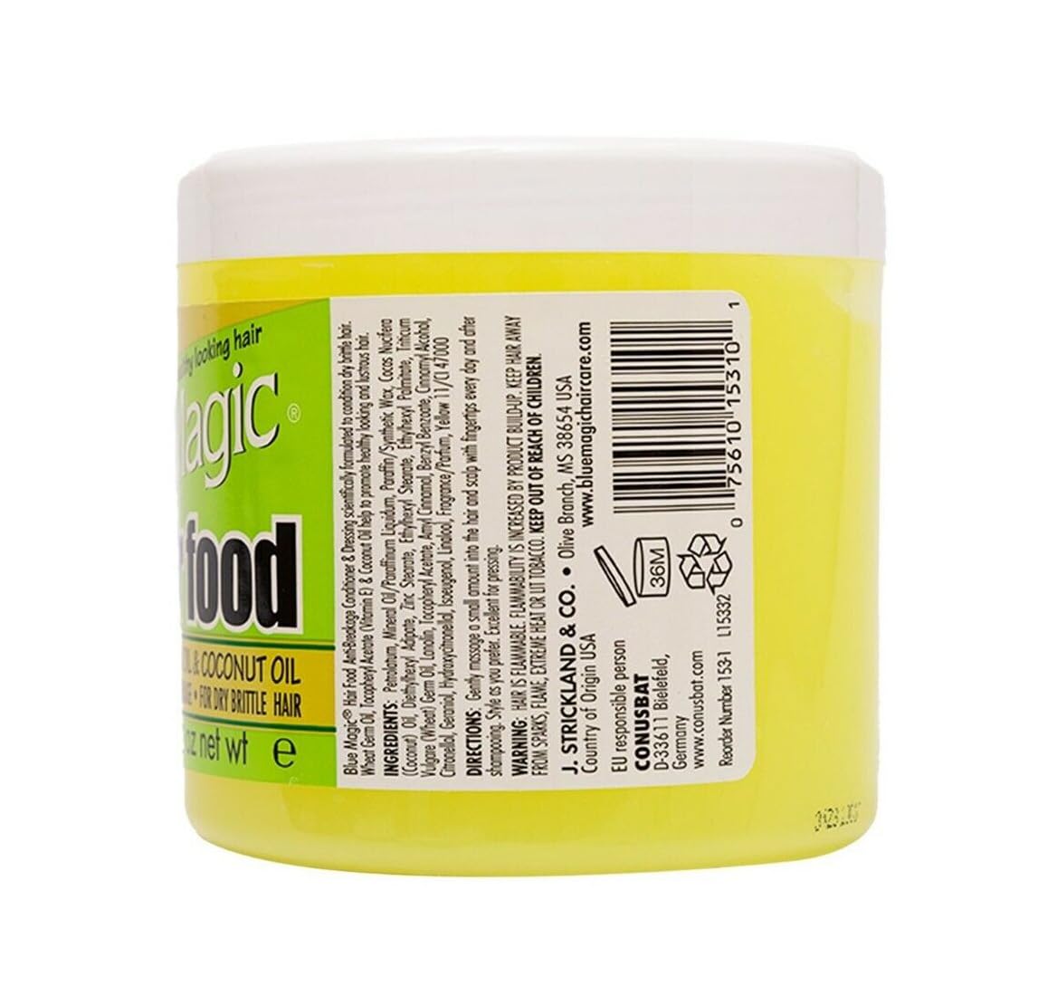 Blue Magic Hair Food BLMHFOO, Coconut, 12 Ounce Beauty & Personal Care Blue Magic