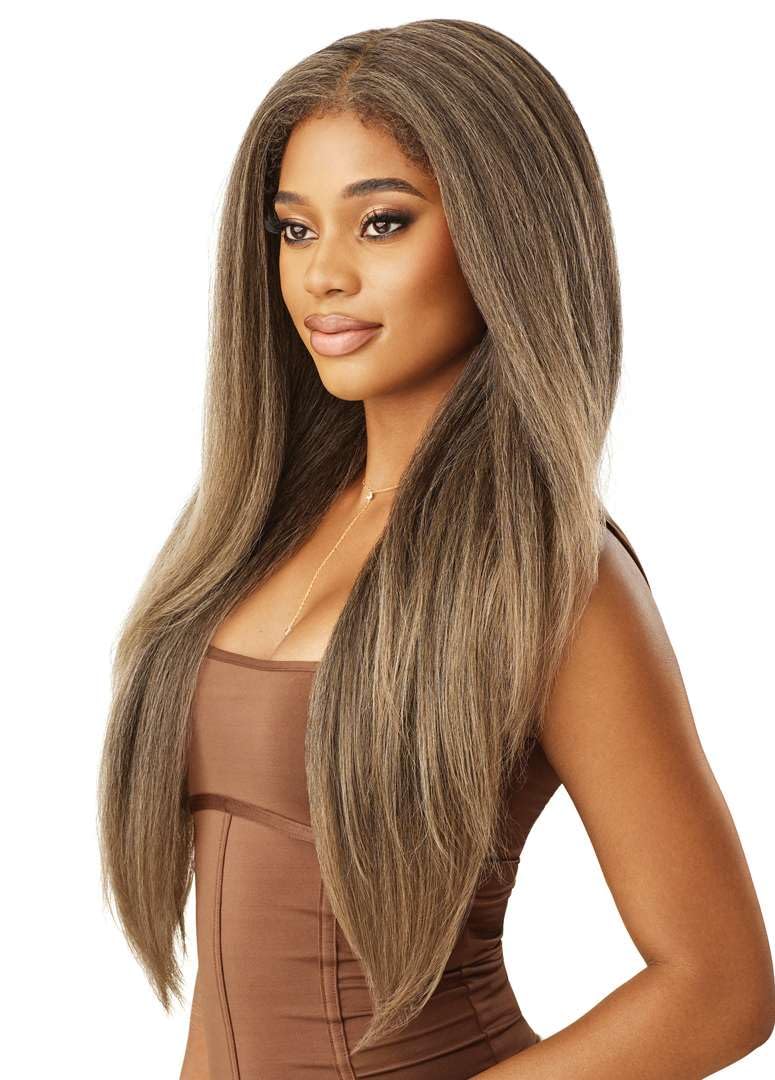 Outre Melted Hairline - Kinky Soft Edges - Kinky Soft 1 (BROWN COPPER SWIRL)
