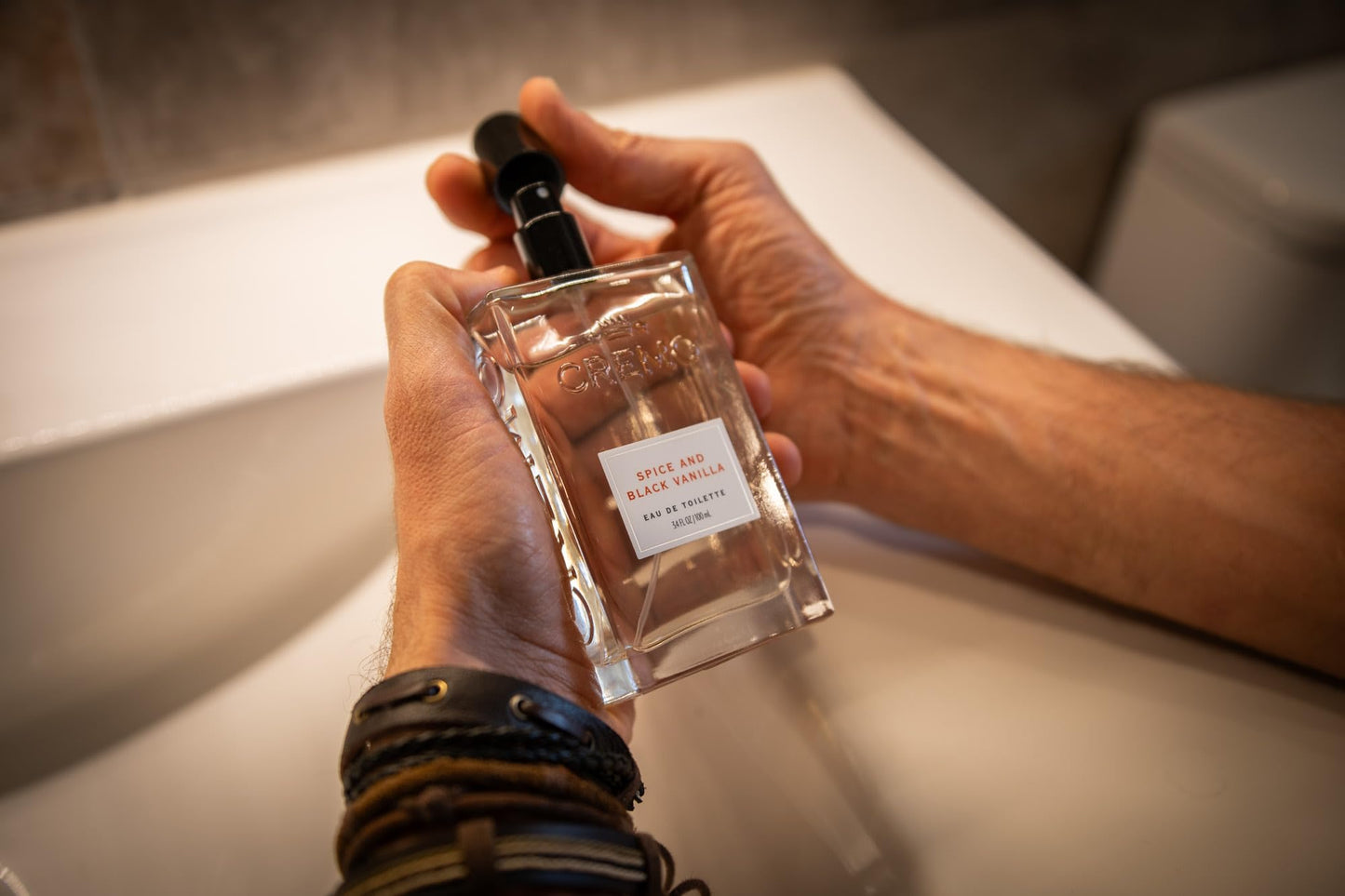 Cremo Cologne For Men - Spice & Black Vanilla Mens Cologne Spray, An Explosion of Vibrant Spices, Dark Woods and Black Vanilla, Multi-Layered Beauty & Personal Care Cremo